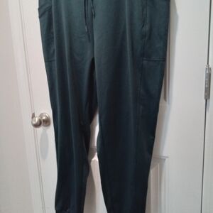 32 Degrees Heat Size XL Men's Dark Teal Green Joggers Pants